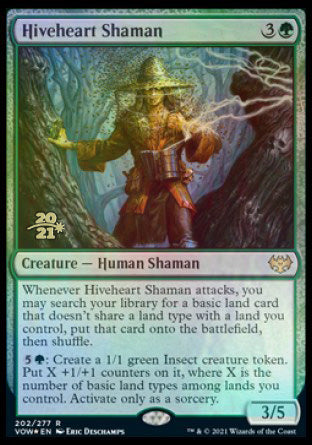 Hiveheart Shaman [Innistrad: Crimson Vow Prerelease Promos] | Magic Magpie