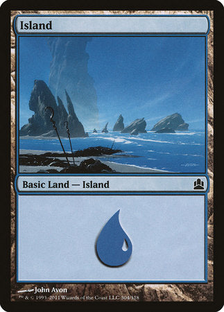 Island (304) [Commander 2011] | Magic Magpie