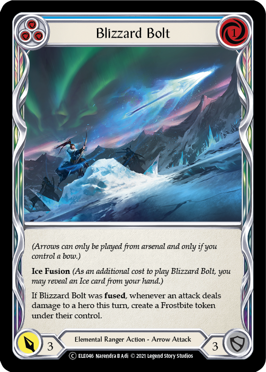 Blizzard Bolt (Blue) [U-ELE046] Unlimited Normal | Magic Magpie