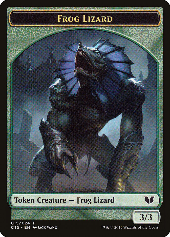 Frog Lizard Token [Commander 2015 Tokens] | Magic Magpie