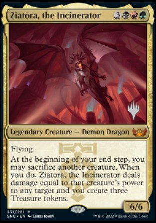 Ziatora, the Incinerator (Promo Pack) [Streets of New Capenna Promos] | Magic Magpie