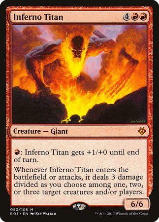 Inferno Titan [Archenemy: Nicol Bolas] | Magic Magpie