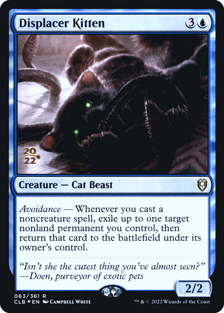 Displacer Kitten (Promo Pack) [The Lost Caverns of Ixalan Promos] | Magic Magpie