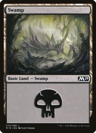 Swamp (270) [Core Set 2019] | Magic Magpie