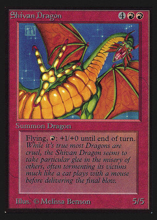 Shivan Dragon (IE) [Intl. Collectors’ Edition] | Magic Magpie