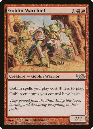 Goblin Warchief [Duel Decks: Elves vs. Goblins] | Magic Magpie