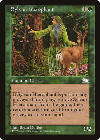 Sylvan Hierophant [Weatherlight] | Magic Magpie