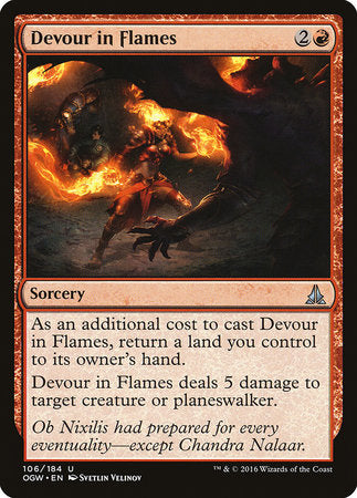 Devour in Flames [Oath of the Gatewatch] | Magic Magpie