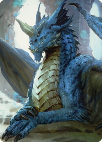 Young Blue Dragon Art Card [Commander Legends: Battle for Baldur's Gate Art Series] | Magic Magpie