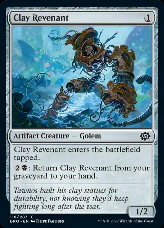 Clay Revenant [The Brothers' War] | Magic Magpie