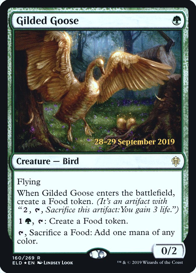 Gilded Goose  [Throne of Eldraine Prerelease Promos] | Magic Magpie