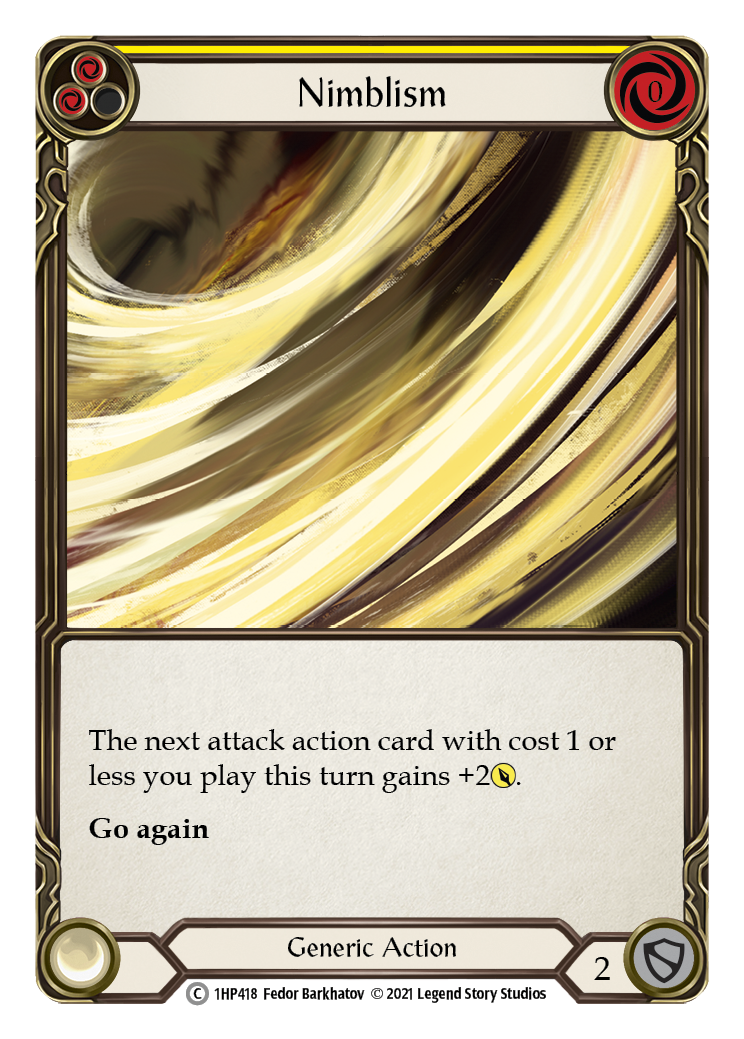 Nimblism (Yellow) [1HP418] | Magic Magpie