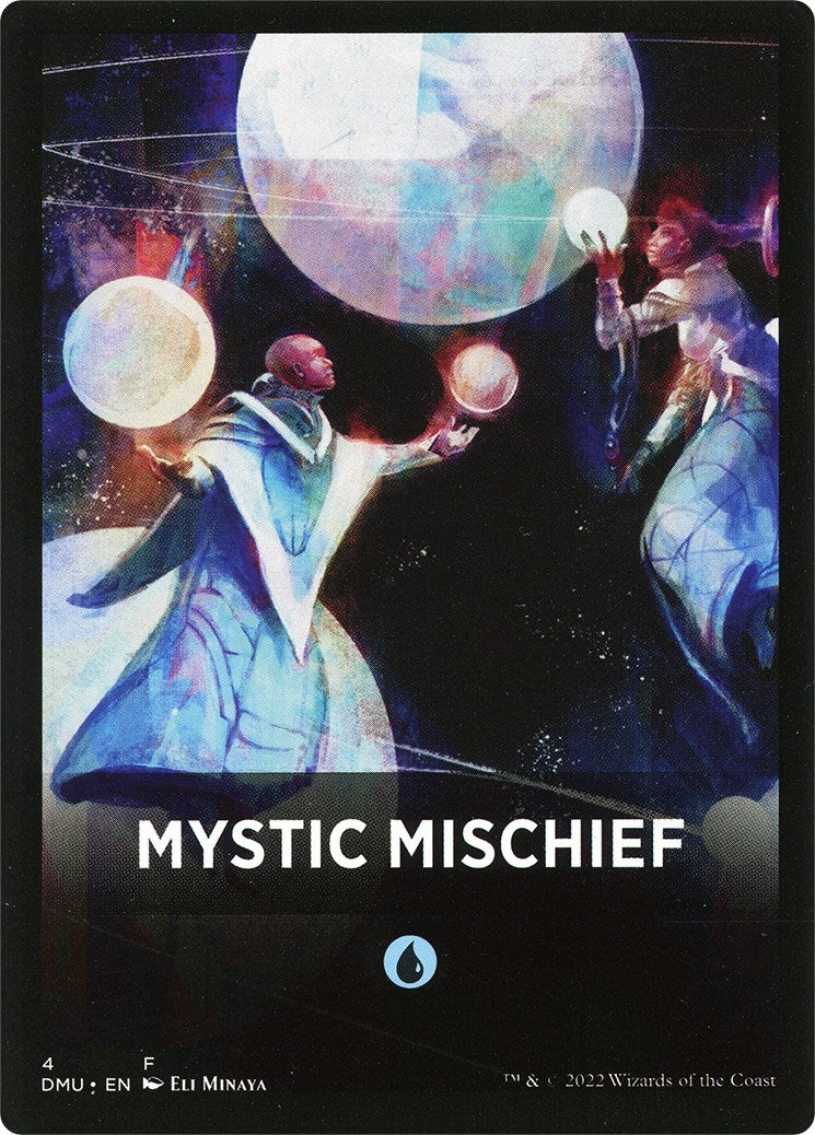 Mystic Mischief Theme Card [Dominaria United Tokens] | Magic Magpie