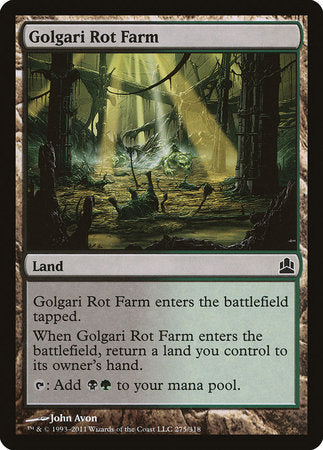 Golgari Rot Farm [Commander 2011] | Magic Magpie