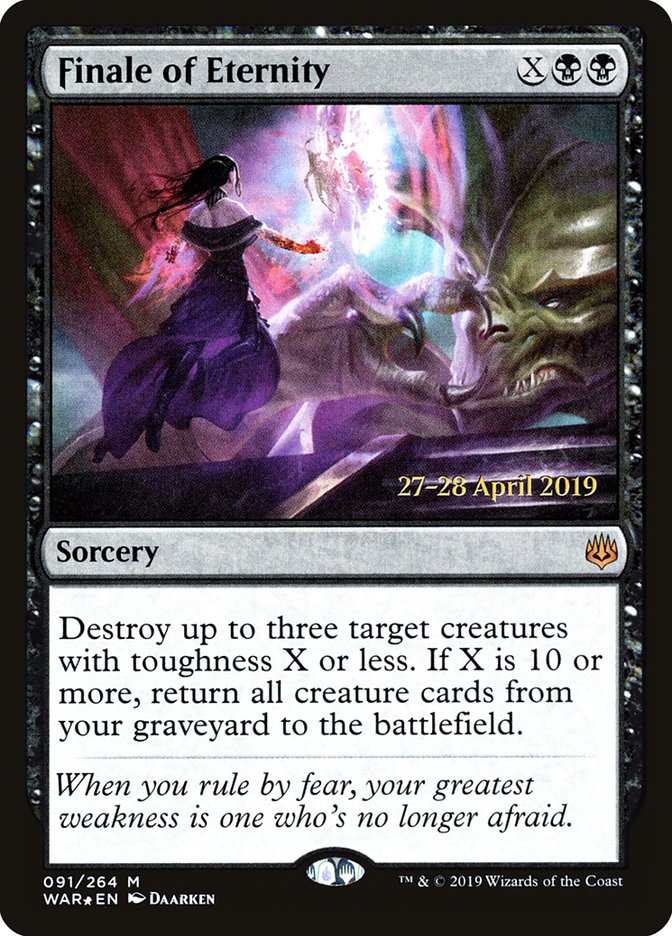 Finale of Eternity  [War of the Spark Prerelease Promos] | Magic Magpie