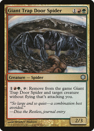 Giant Trap Door Spider [Coldsnap Theme Decks] | Magic Magpie