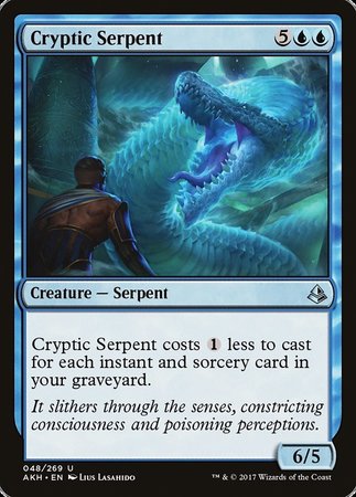 Cryptic Serpent [Amonkhet] | Magic Magpie