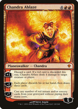 Chandra Ablaze [Zendikar] | Magic Magpie