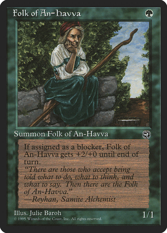 Folk of An-Havva (Reyhan Flavor Text) [Homelands] | Magic Magpie