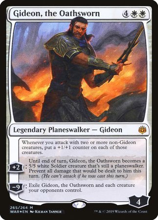 Gideon, the Oathsworn [War of the Spark] | Magic Magpie