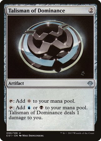 Talisman of Dominance [Archenemy: Nicol Bolas] | Magic Magpie