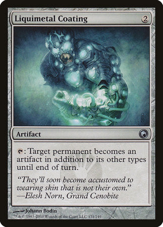 Liquimetal Coating [Scars of Mirrodin] | Magic Magpie