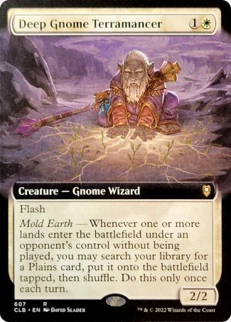 Deep Gnome Terramancer (Extended Art) [Commander Legends: Battle for Baldur's Gate] | Magic Magpie