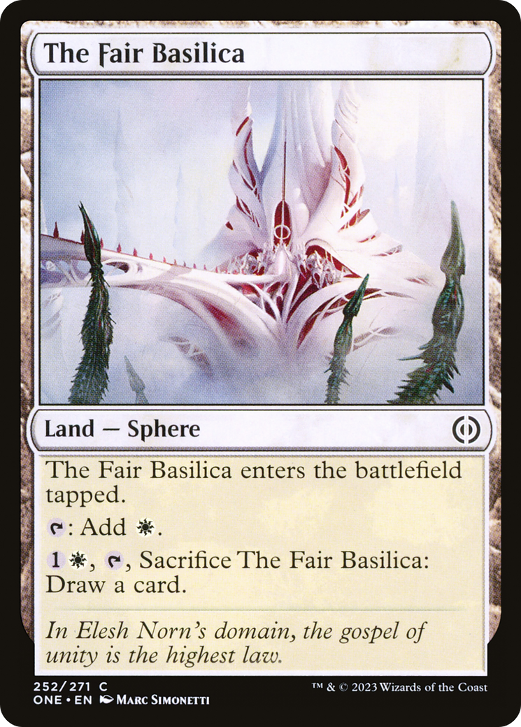 The Fair Basilica [Phyrexia: All Will Be One] | Magic Magpie