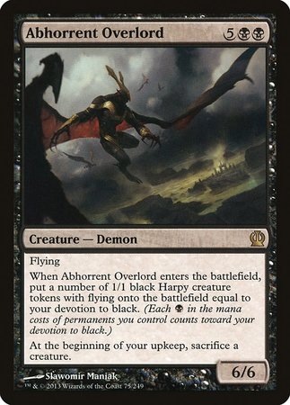 Abhorrent Overlord [Theros] | Magic Magpie