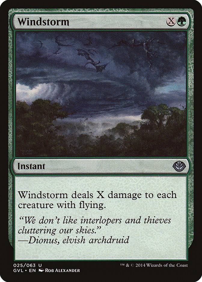 Windstorm (Garruk vs. Liliana) [Duel Decks Anthology] | Magic Magpie