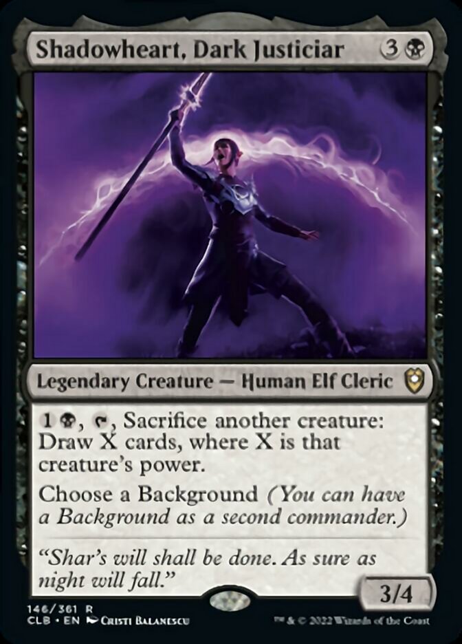 Shadowheart, Dark Justiciar [Commander Legends: Battle for Baldur's Gate] | Magic Magpie