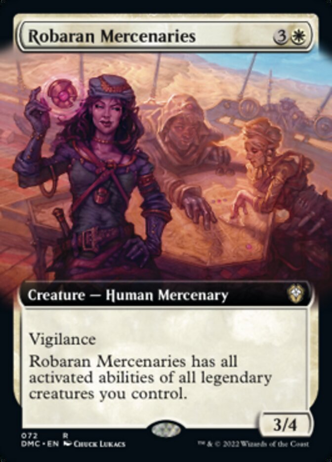 Robaran Mercenaries (Extended Art) [Dominaria United Commander] | Magic Magpie