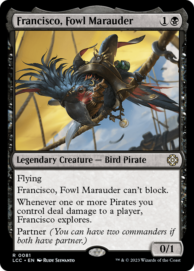 Francisco, Fowl Marauder [The Lost Caverns of Ixalan Commander] | Magic Magpie