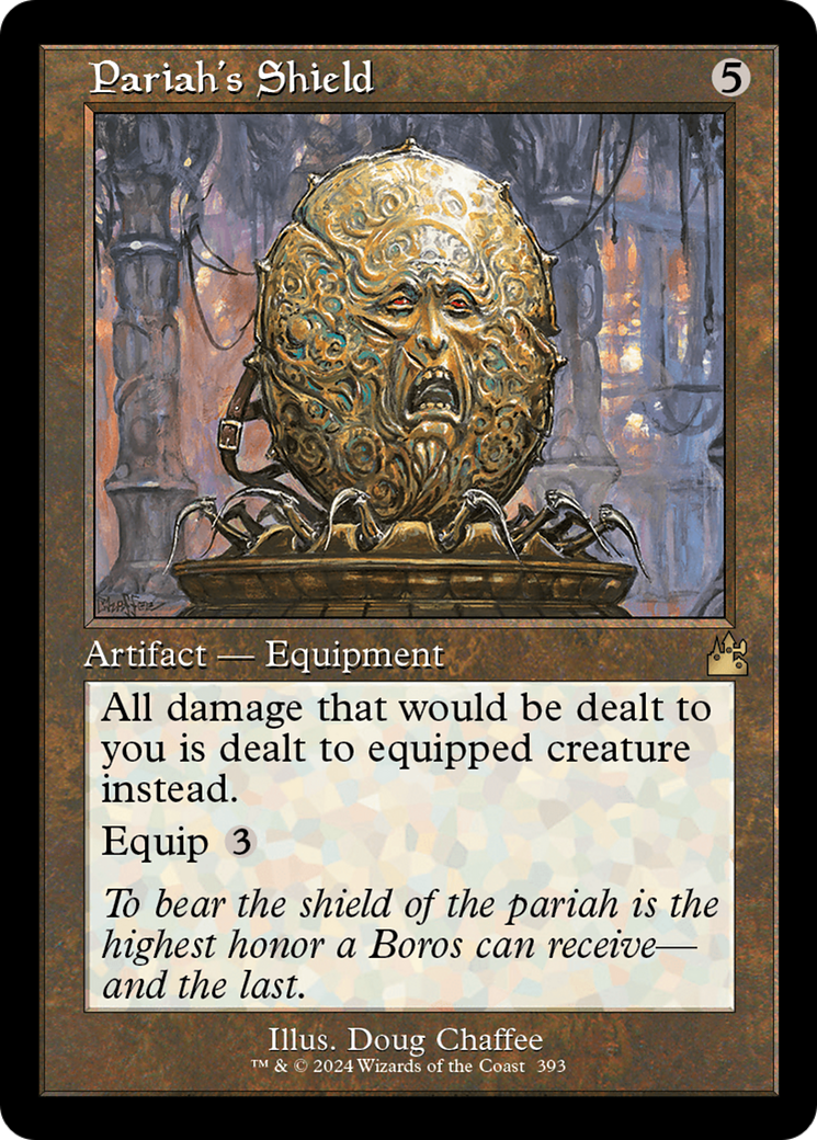 Pariah's Shield (Retro Frame) [Ravnica Remastered] | Magic Magpie