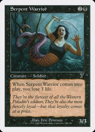 Serpent Warrior [Seventh Edition] | Magic Magpie