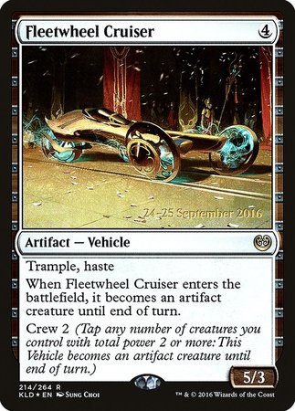Fleetwheel Cruiser [Kaladesh Promos] | Magic Magpie