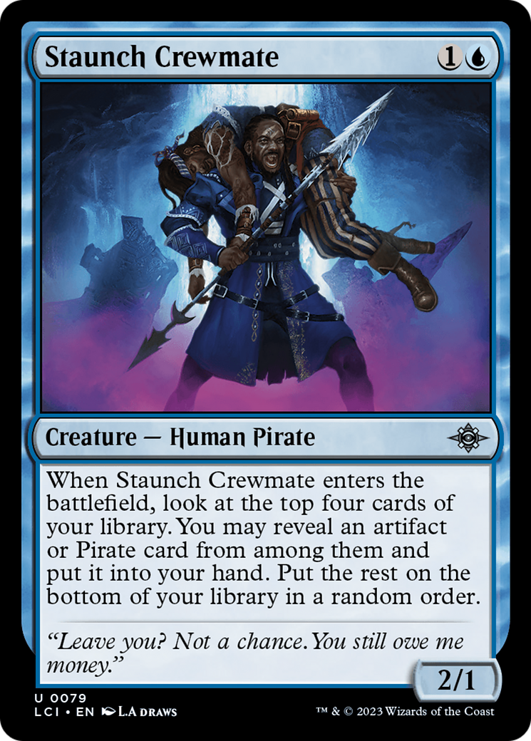 Staunch Crewmate [The Lost Caverns of Ixalan] | Magic Magpie