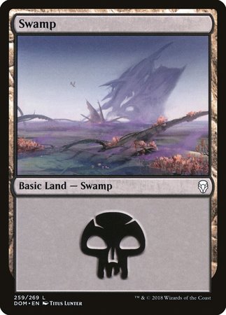 Swamp (259) [Dominaria] | Magic Magpie
