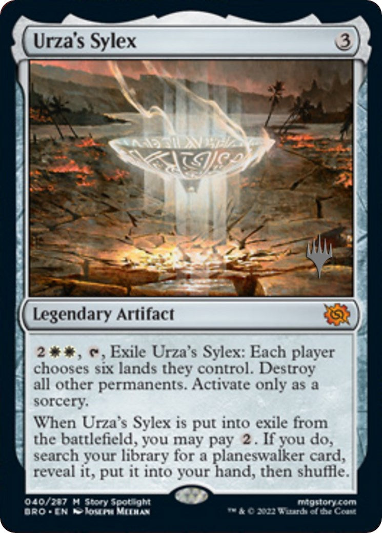 Urza's Sylex (Promo Pack) [The Brothers' War Promos] | Magic Magpie