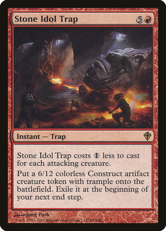 Stone Idol Trap [Worldwake] | Magic Magpie