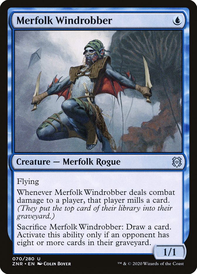 Merfolk Windrobber [Zendikar Rising] | Magic Magpie