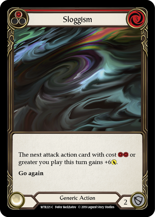 Sloggism (Red) [WTR221-C] Alpha Print Rainbow Foil | Magic Magpie