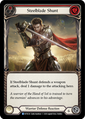 Steelblade Shunt (Red) [U-WTR126] (Welcome to Rathe Unlimited)  Unlimited Normal | Magic Magpie