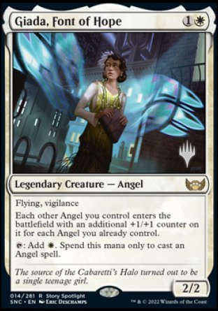 Giada, Font of Hope (Promo Pack) [Streets of New Capenna Promos] | Magic Magpie