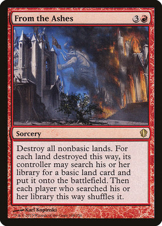 From the Ashes [Commander 2013] | Magic Magpie