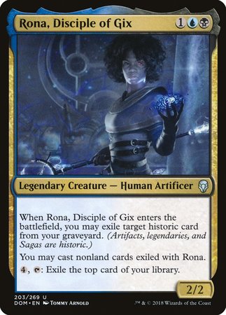 Rona, Disciple of Gix [Dominaria] | Magic Magpie