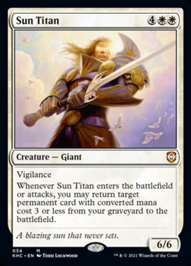 Sun Titan [Kaldheim Commander] | Magic Magpie