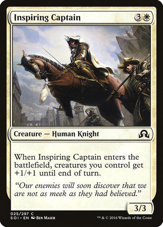 Inspiring Captain [Shadows over Innistrad] | Magic Magpie