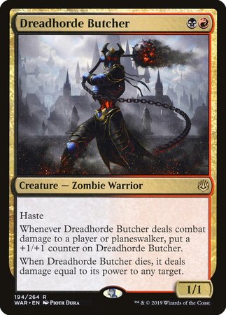 Dreadhorde Butcher [War of the Spark] | Magic Magpie