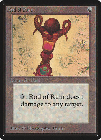 Rod of Ruin [Limited Edition Beta] | Magic Magpie